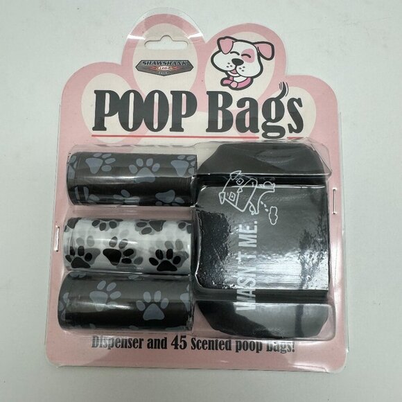 Poop Bag Dog "WASN'T ME" | 45 Scented NWT - Picture 2 of 3